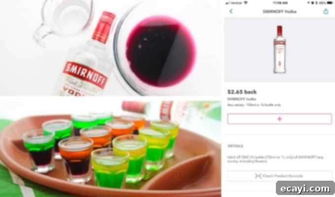 Kickoff Your Party: Football Jello Shots 4 More Ibotta offers displayed on a phone, highlighting savings potential