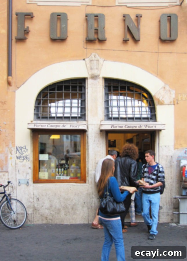 Recreate Romes Legendary Forno Campo de Fiori Pizza From Scratch 3 Rome's famous Forno Campo de Fiori, a must-visit for authentic pizza