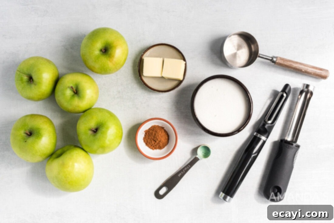 Cozy Slow Cooker Cinnamon Apples 4 ingredients for Crockpot Cinnamon Apples