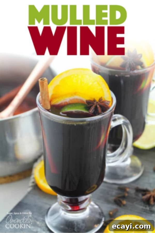 Classic Mulled Wine for Festive Occasions Mulled Wine Recipe: A perfect blend of red wine, fresh citrus, and aromatic spices for a heartwarming holiday drink. Ideal for Christmas, Thanksgiving, or any festive gathering. Served warm or cold.