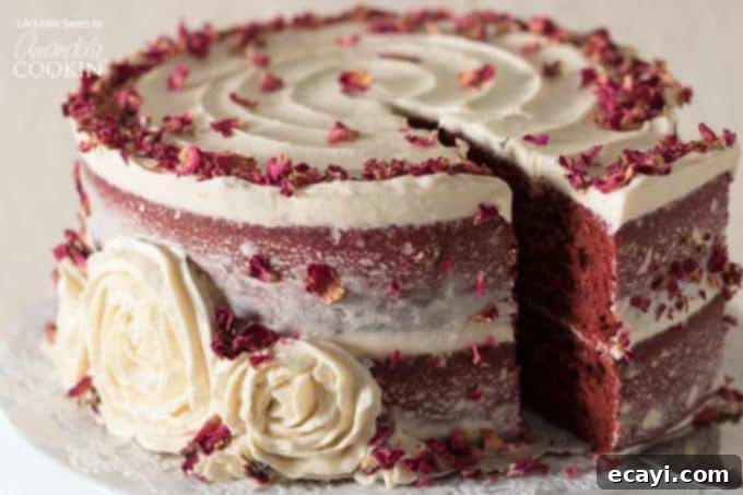 Red Velvet Cake Slice of Red Velvet Cake