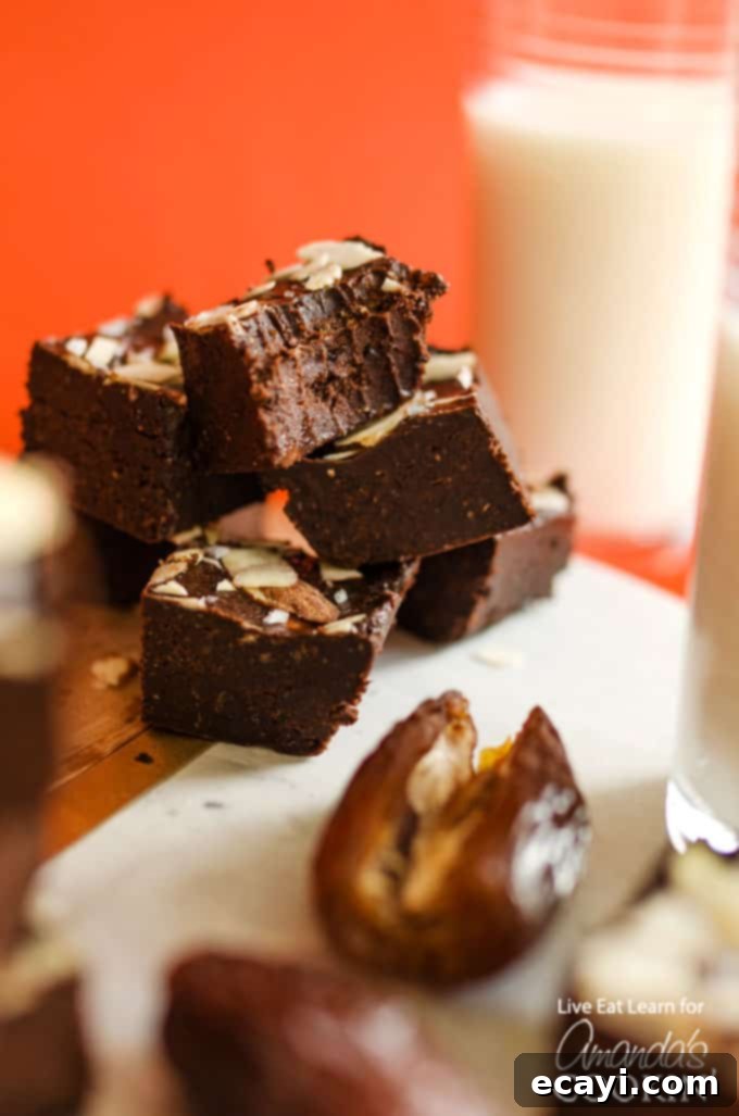 No-Bake Chocolate Fudge 2 stacked chocolate fudge