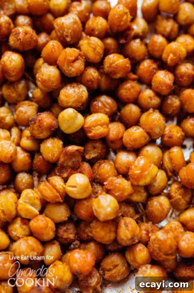 Slow Cooker Velvety Cauliflower Bliss 2 close up of chickpeas