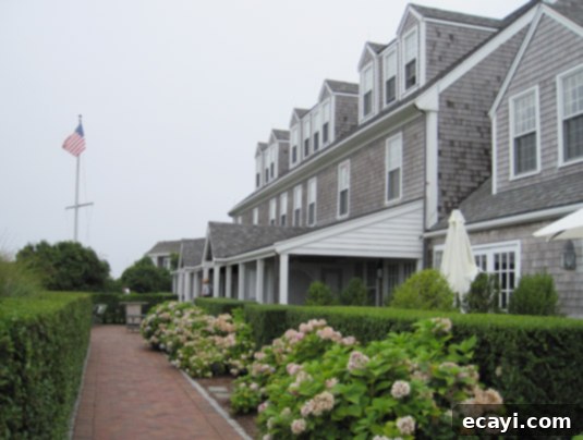 The Wauwinet Inn The elegant Wauwinet Inn in Nantucket