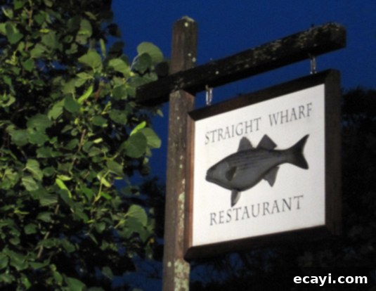 Straight Wharf Restaurant, Nantucket Exterior of Straight Wharf Restaurant, Nantucket