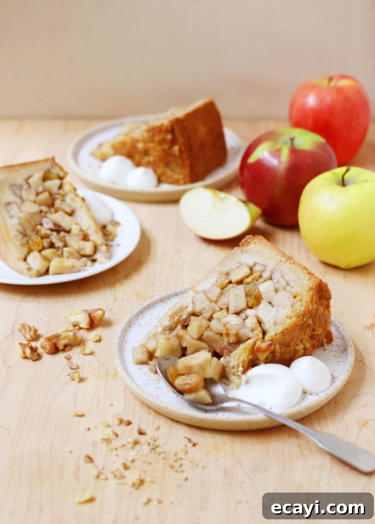 Winkel Cafe Amsterdam Deep Dish Dutch Apple Perfection 4 Slices of Deep-Dish Dutch Apple Pie, Served with Whipped Cream // FoodNouveau.com