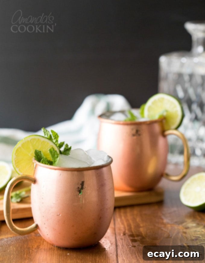 Copper Kick 2 2 copper mugs of moscow mule
