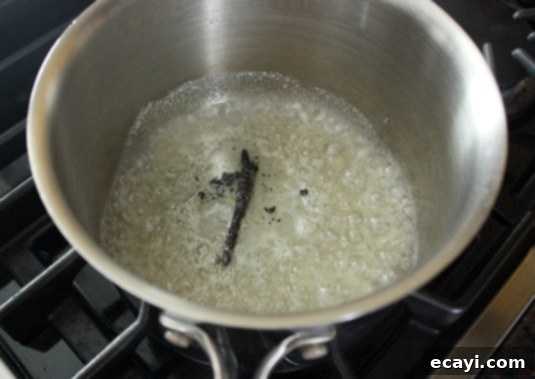 Making caramel, first stage. Making caramel, first stage.