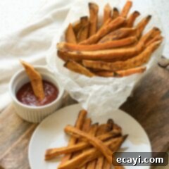 Crispy Baked Sweet Potato Fries 3 Sweet Potato Fries