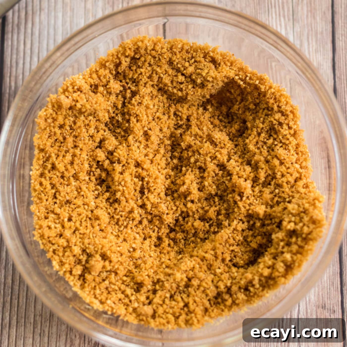 Classic Key Lime Pie 4 Crust mixture in a bowl