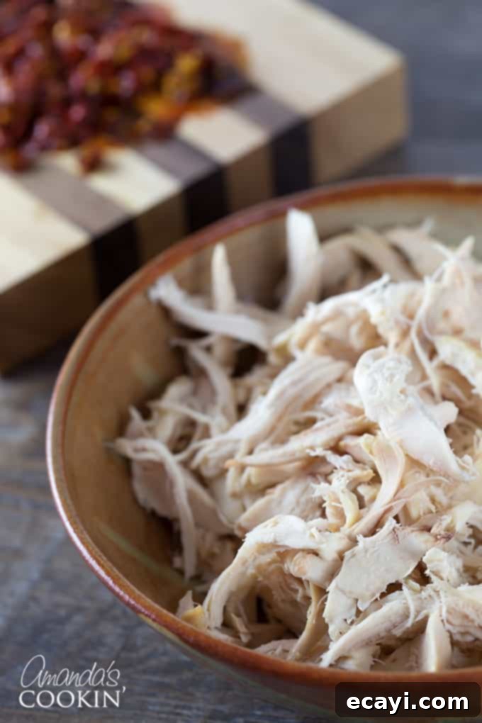 Chipotle Chicken Comfort Bowl 5 Add chickpeas, chicken and salt to taste.