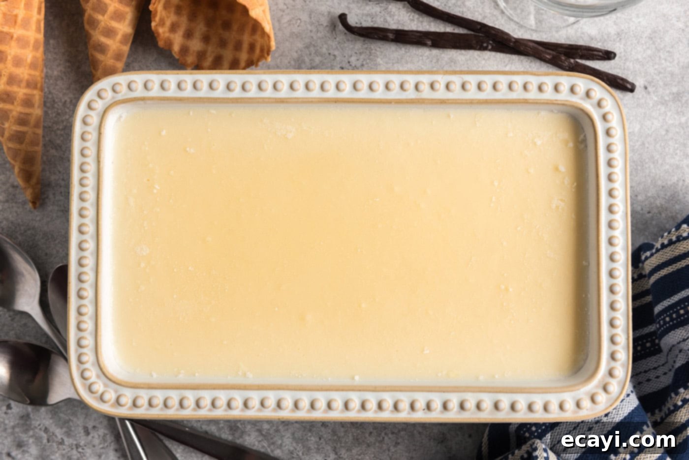 The Ultimate Homemade Vanilla Ice Cream 12 frozen homemade vanilla ice cream