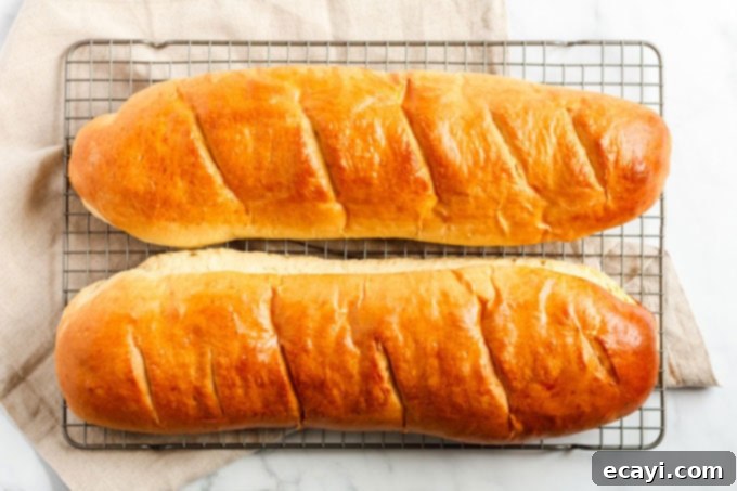Rustic Italian Loaf 13 baked dough loaves