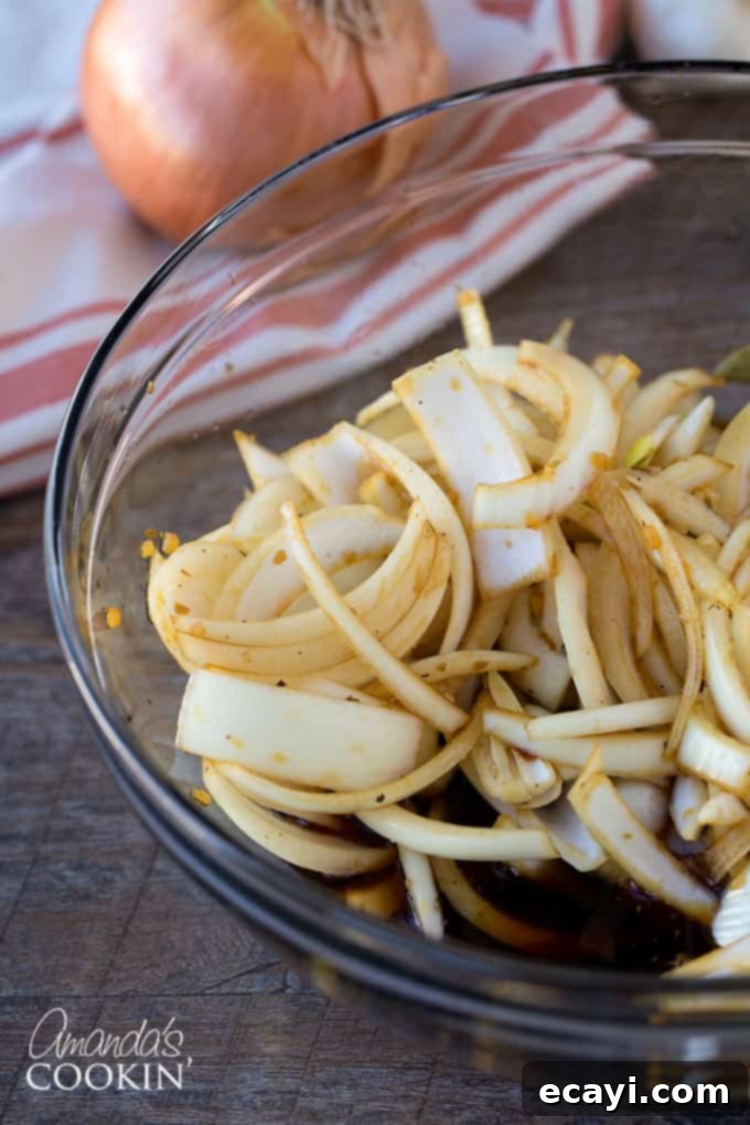 Traditional Amish Pot Roast 5 Whisking together the flavorful sauce ingredients for the Amish Pot Roast.