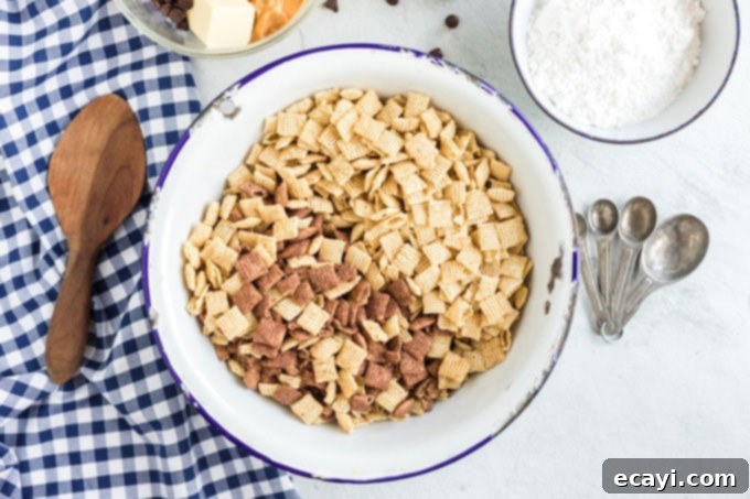 Peanut Butter Frost Bites 5 bowl of chex cereals