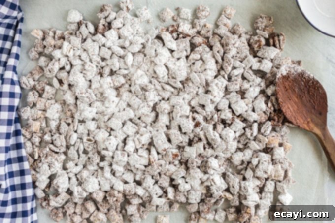 Peanut Butter Frost Bites 9 tray of muddy buddies
