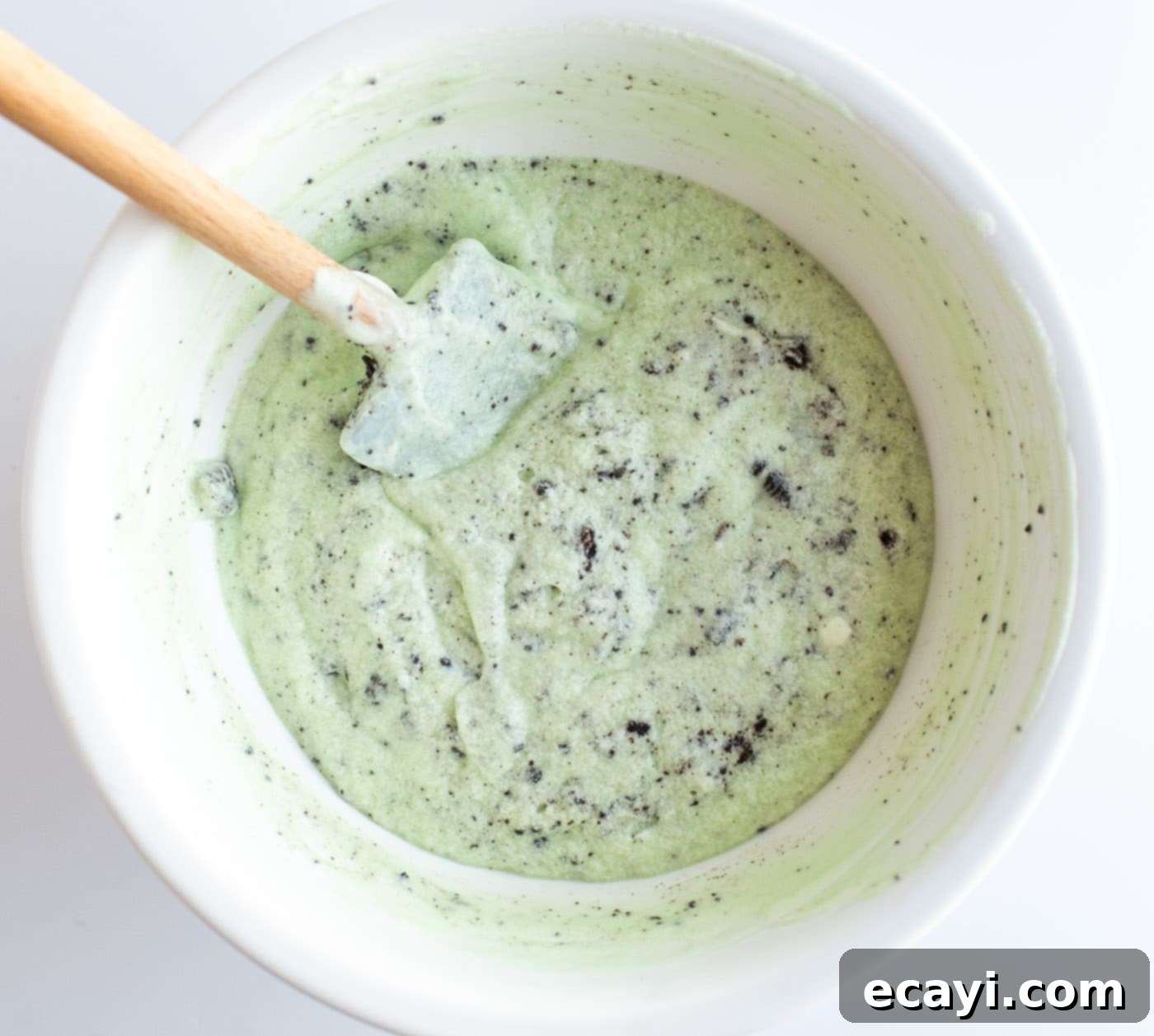 Decadent Grasshopper Pie 9 Crushed Oreos gently folded into the vibrant green grasshopper pie filling, adding texture and chocolate flavor.