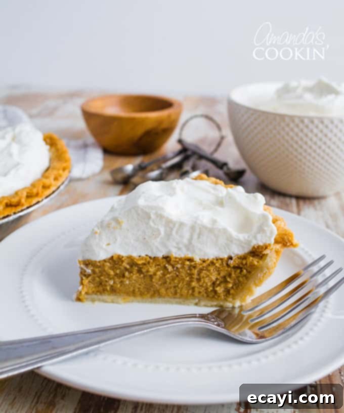 How to make the perfect pumpkin pie this holiday season A beautifully presented slice of pumpkin pie, topped with fresh whipped cream and a sprinkle of cinnamon, inviting guests to indulge
