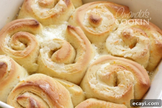 You'll love these orange rolls just as much as homemade cinnamon rolls. This quick orange rolls recipe is ideal for those who prefer homemade over canned. #orangerolls #cinnamonrolls #breakfastrolls #orange #creamcheese #creamcheesefrosting #sweetrolls #orangerollsrecipe #breakfast #sweetrollrecipe orange rolls without frosting