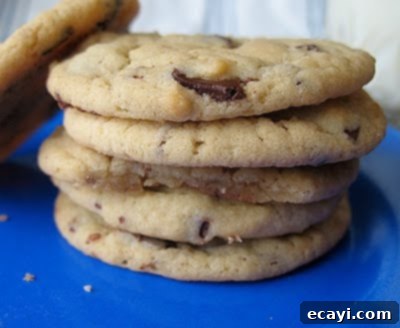Soft & Tangy Buttermilk Chocolate Chip Cookies 4 Buttermilk Chocolate Chip Cookies - perfectly round, soft and chewy!