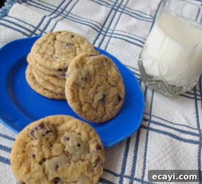 Soft & Tangy Buttermilk Chocolate Chip Cookies 5 Buttermilk Chocolate Chip Cookies - perfectly round, soft and chewy!
