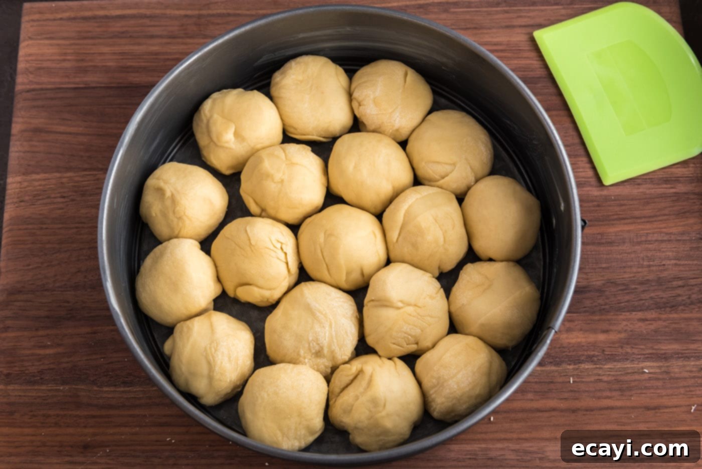 Hearty German Party Loaf 18 dough balls in a springform pan