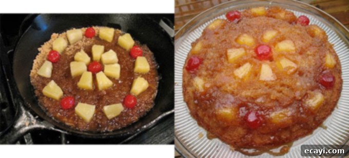 Golden Skillet Pineapple Flip 12 pineapple upside down cake