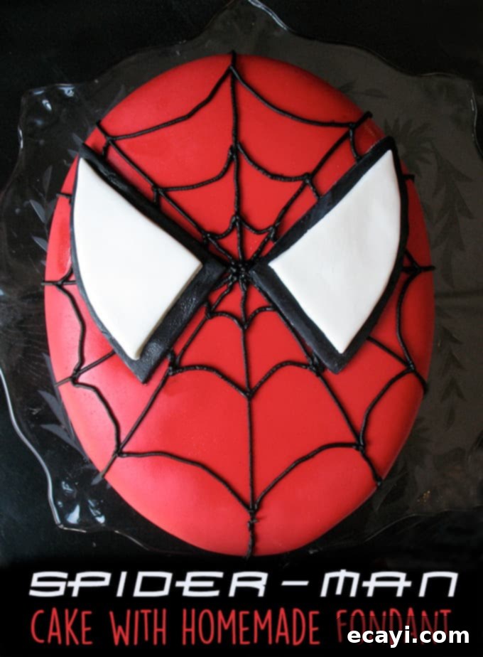 Spiderman Cake Magic: Homemade Marshmallow Fondant 2 How to make a Spider-Man cake with homemade fondant for a superhero party