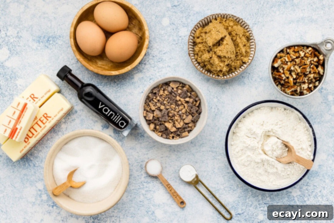 Golden Brown Butter Toffee Bars 4 Ingredients for Brown Butter Chocolate Toffee Blondies