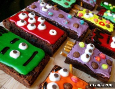 The Brownie Behemoth 18 cute monster brownies