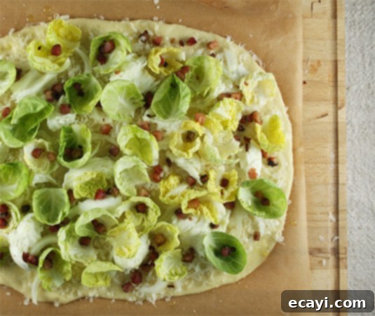 Brussels Sprout and Pancetta Pizza Brussels Sprout and Pancetta Pizza