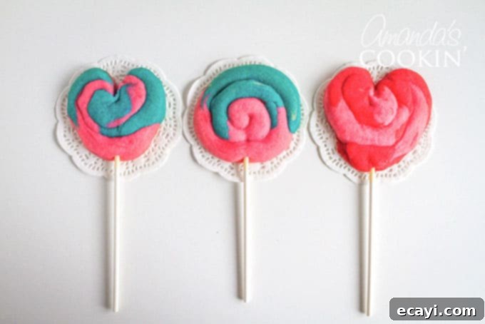DIY Valentine Play Dough Cookie Pops 6 Display of Valentine Play Dough Cookie Pops with a recipe preview