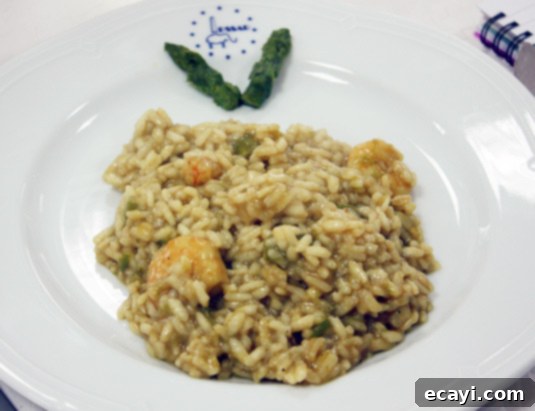 Asparagus and shrimp risotto Asparagus and shrimp risotto