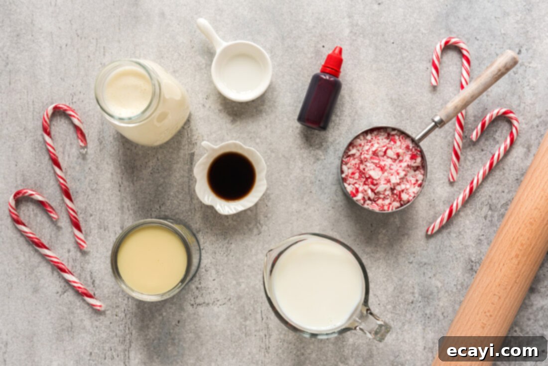 Cool Peppermint Bliss 4 Ingredients for Homemade Peppermint Ice Cream