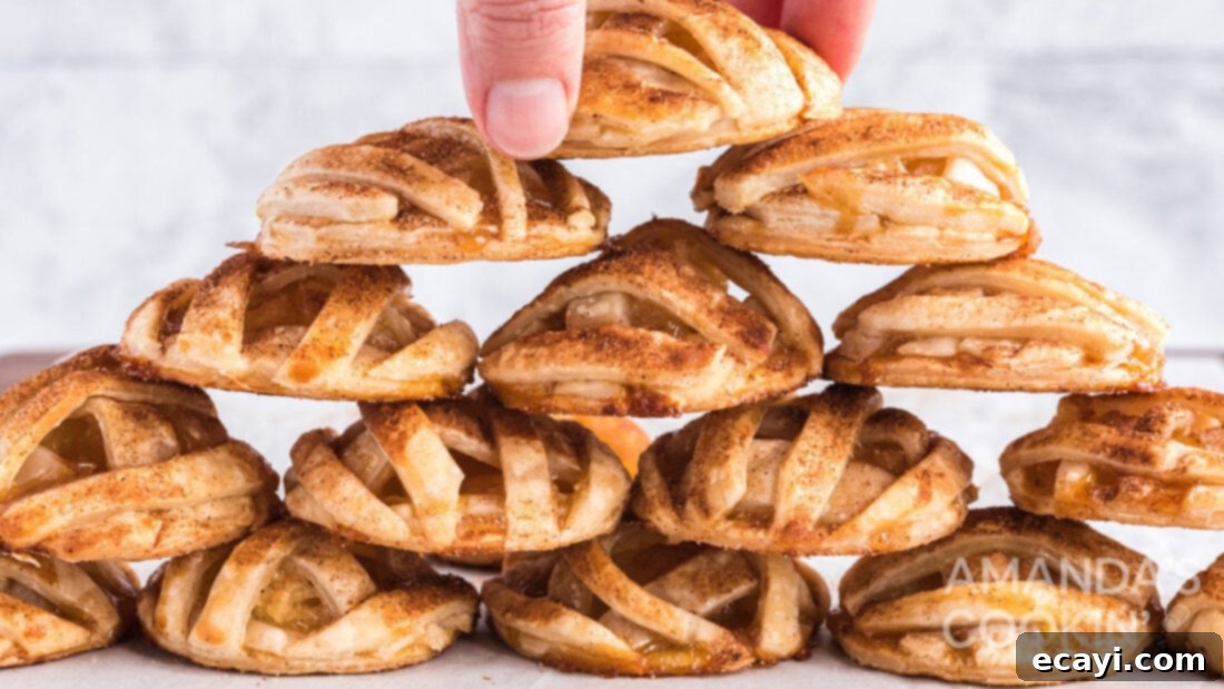 Apple Pie Delights 16 a delightful pile of golden-brown apple pie cookies, inviting and ready to be served