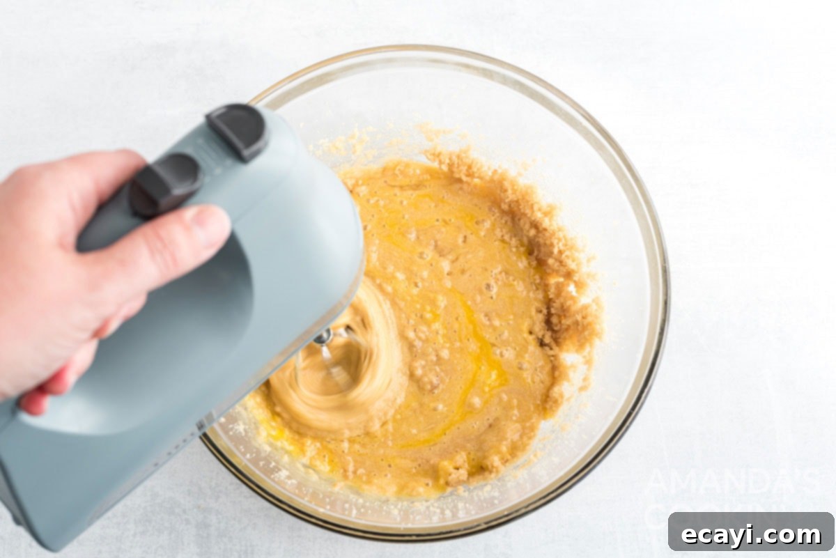 Velvet Crimson Crinkles 7 mixing cookie dough
