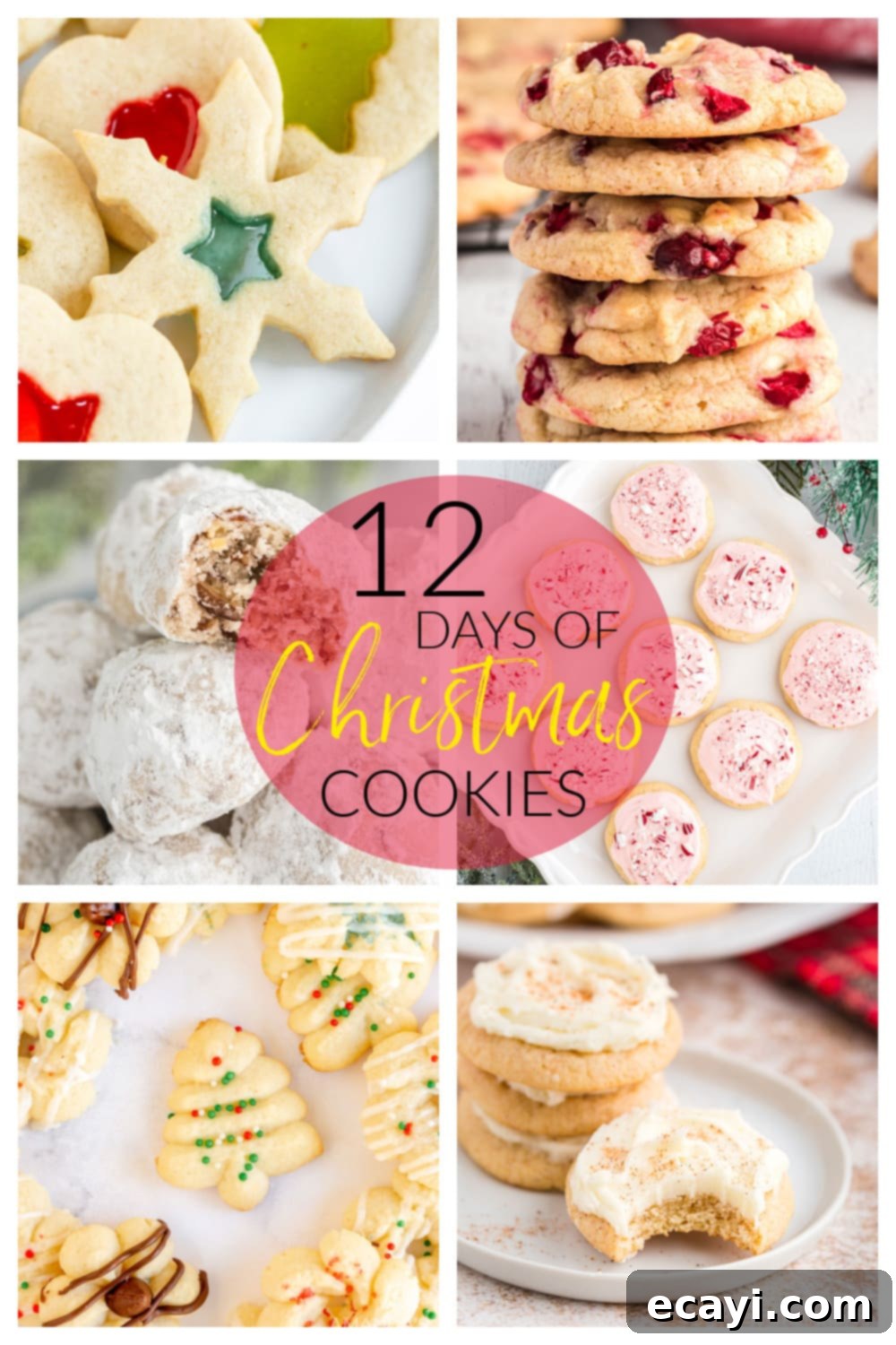 The 2020 Christmas Cookie Countdown: Twelve Days of Sweet Delights 2 Festive gingerbread man cookie with a candy cane, surrounded by holiday decorations, embodying the spirit of Christmas cookie baking.