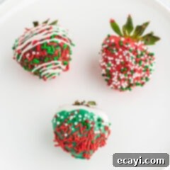 Merry Berry Chocolate Treats 3 Christmas Chocolate Covered Strawberries