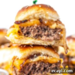 Bite-Sized Cheeseburger Bliss 12 Cheeseburger Sliders