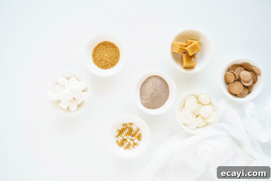 Melting Caramel Cocoa Delights 4 ingredients to make caramel hot cocoa bombs