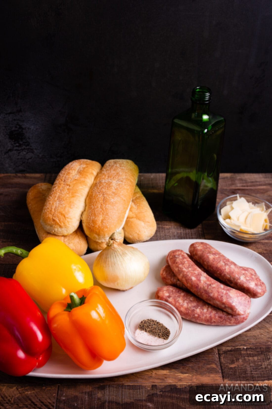 Crispy Air Fryer Italian Sausage and Peppers 4 ingredients for Air Fryer Italian Sausage and Peppers