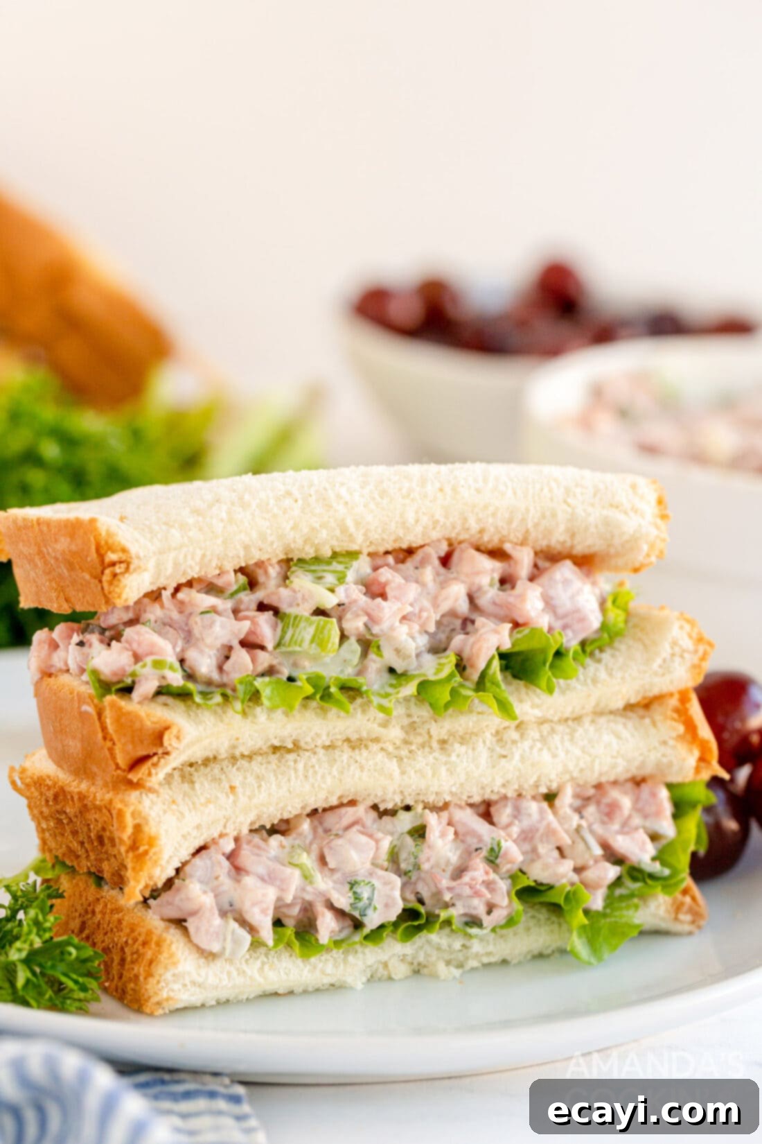 Classic Deli Ham Salad 8 ham salad sandwich