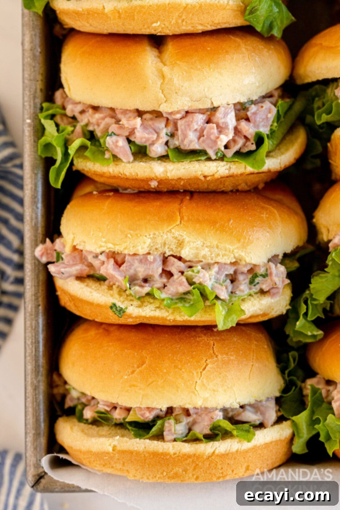 Classic Deli Ham Salad 9 ham salad sliders