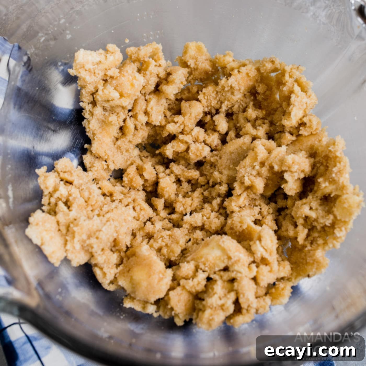 Your Air Fryer's Best Chocolate Chip Cookies 5 Mixing butter, shortening, and sugars in a stand mixer for cookie dough