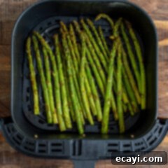 Crispy Air-Fried Asparagus 9 Air Fryer Asparagus recipe card image
