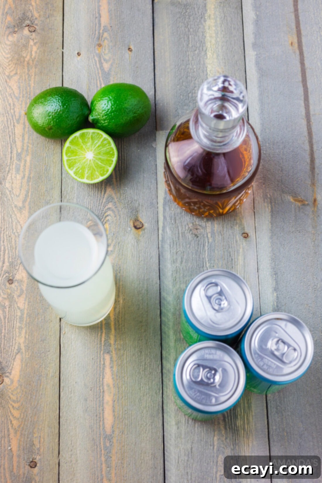 Boozy Limeade 4 Spiked Limeade ingredients