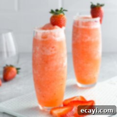 Strawberry Salty Freeze 9 Frozen Strawberry Salty Dog Cocktails - a delicious and easy to make summer drink