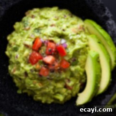 Guacamole 10 guacamole in a molcajete