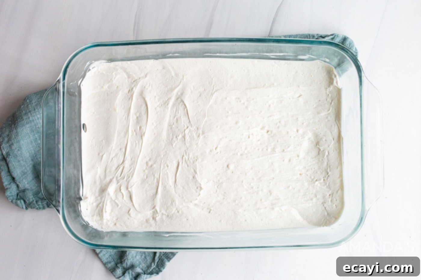 Strawberry Dream Layers 8 cool whip layer in baking dish