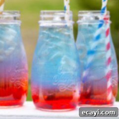 Patriot's Zeal 9 Patriotic Punch with Red, White, and Blue Layers